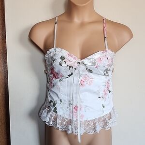 Coquette floral top
